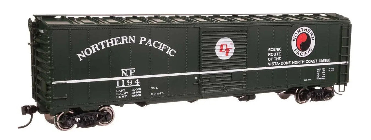Walthers 910-46522 HO Northern Pacific RTR 50' AAR Single Door Boxcar #1194