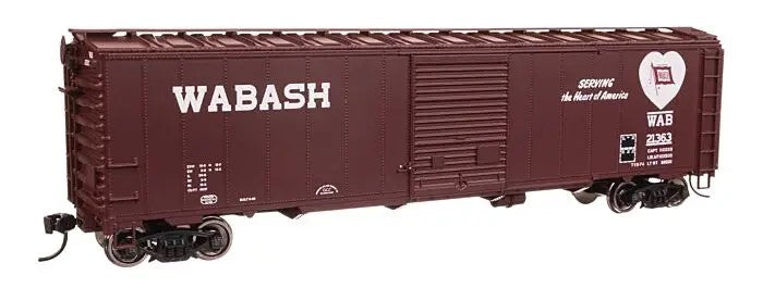 Walthers 910-46529 HO Wabash Ready to Run 50' AAR Single Door Boxcar #21363