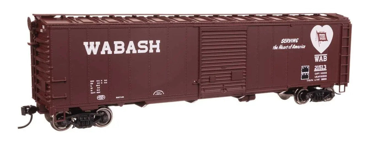 Walthers 910-46531 HO Wabash Ready to Run 50' AAR Single Door Boxcar #21513