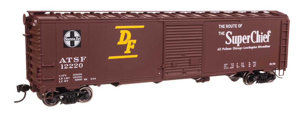Walthers 910-46501 HO ATSF Ready to Run 50' AAR Single Door Boxcar #12220