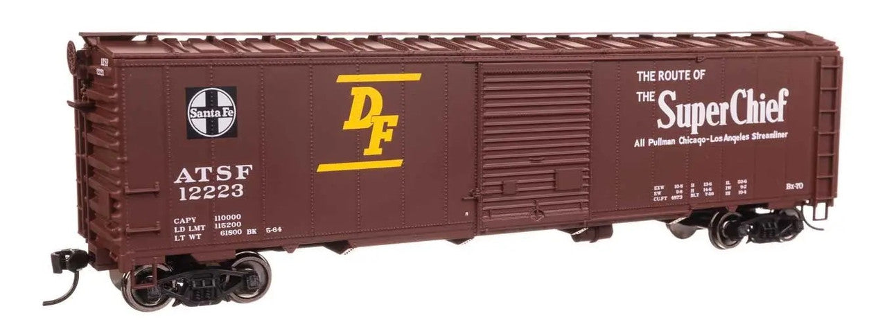 Walthers 910-46502 HO ATSF Ready to Run 50' AAR Single Door Boxcar #12223