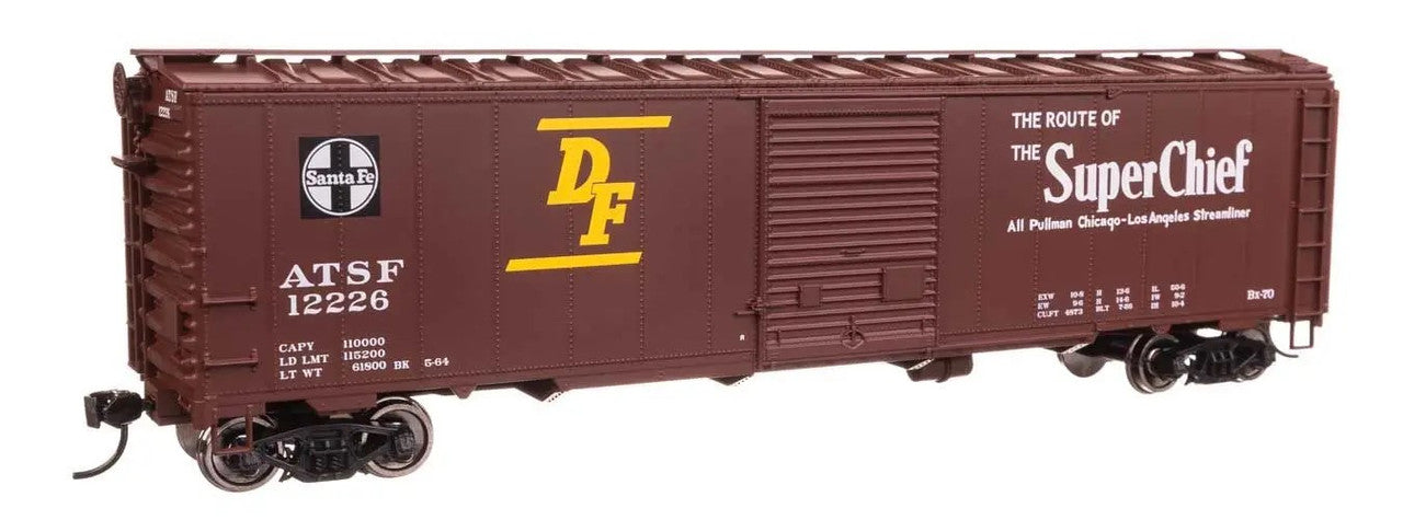 Walthers 910-46503 HO ATSF Ready to Run 50' AAR Single Door Boxcar #12226