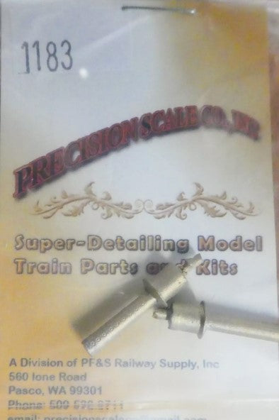 Precision Scale Co. 1183 O Scale Ventilators, Roof, Stove (Brass Castings)