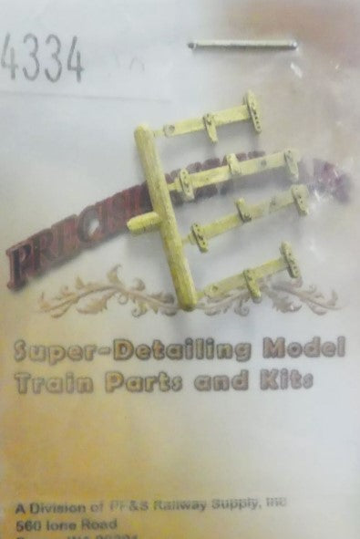 Precision Scale Co. 4334 O Scale Levers, Caboose Brake, On3 (Brass Castings)