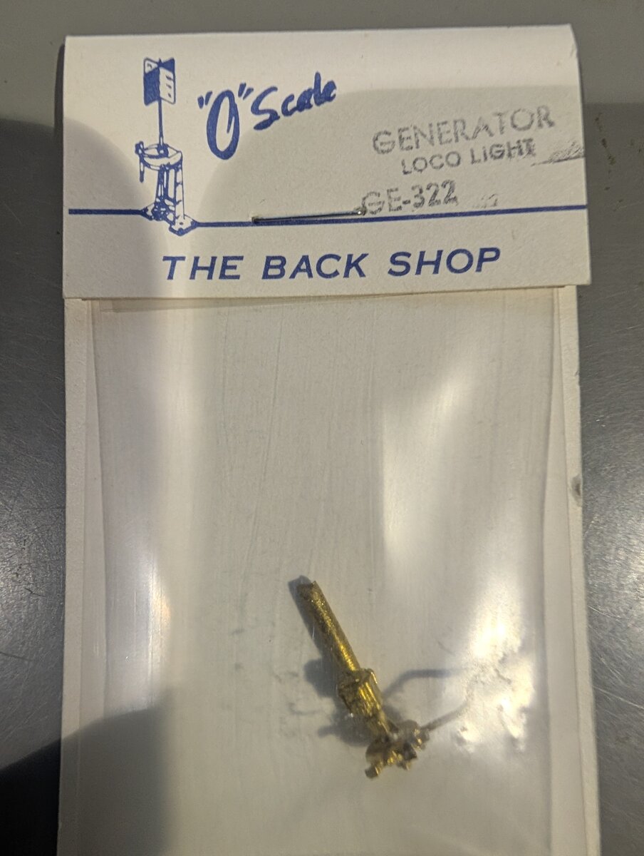 The Back Shop GE-322 O Scale Loco Light Generator