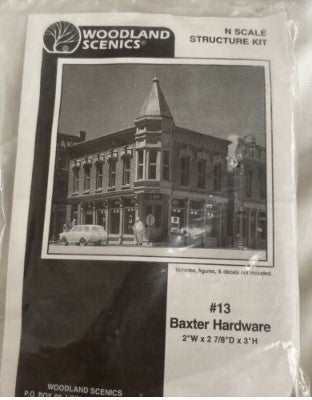Woodland Scenics 13 N Scale Baxter Hardware Building Kit