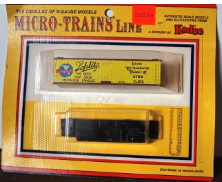 Micro-Trains 47119 N Gauge Schlitz Union Refrigerator Transit Car #3765 Kit