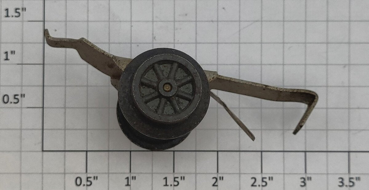 Lionel 1001-13 Metal 2-Wheel Spoked Wheel Scout Steam Loco Rear Truck & Drawbar