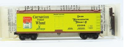 Micro-Trains 49059 N Gauge Carnation Flaked Wheat Union Refrigerator Car #23099