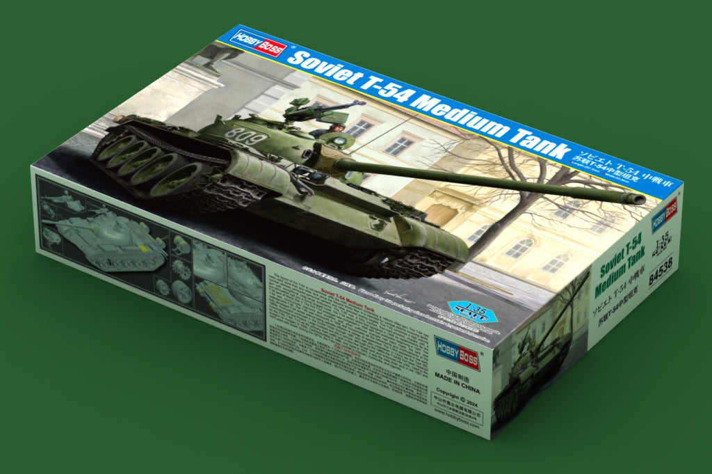 Hobby Boss 84538 1:35 Soviet T-54 Medium Tank Plastic Model Kit