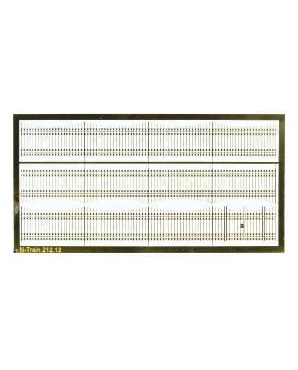 Kato 8521212 N 34.7cm Etched Brass Type 9 Fence