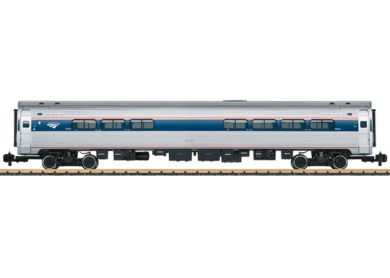 LGB 31204 G Amtrak Amfleet Club/Food Service Passenger Car with Lighting #48183
