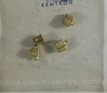 Kemtron X-119 HO Scale Journal Box Plain Brass Part (Pack of 4)