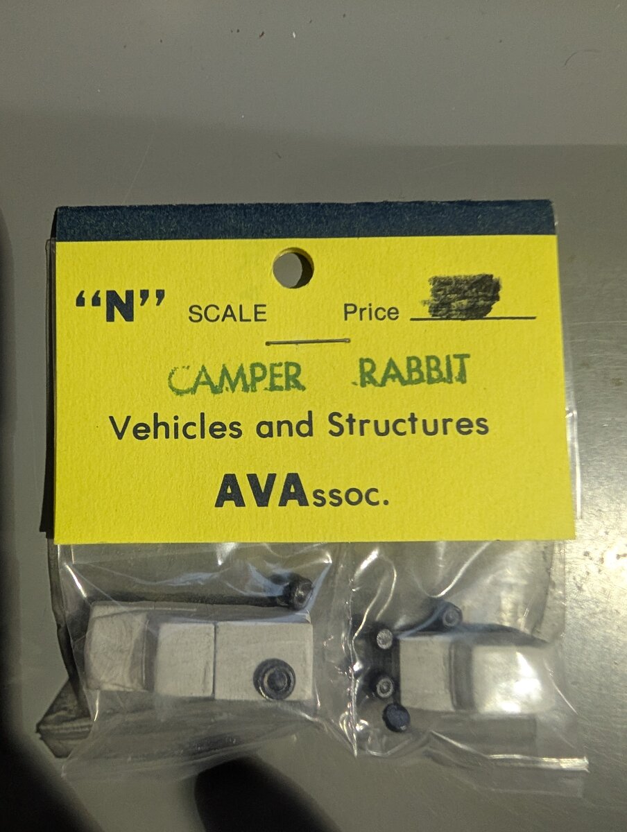AVAssoc. N Scale Camper Rabbit Resin Vehicle (Set of 2)