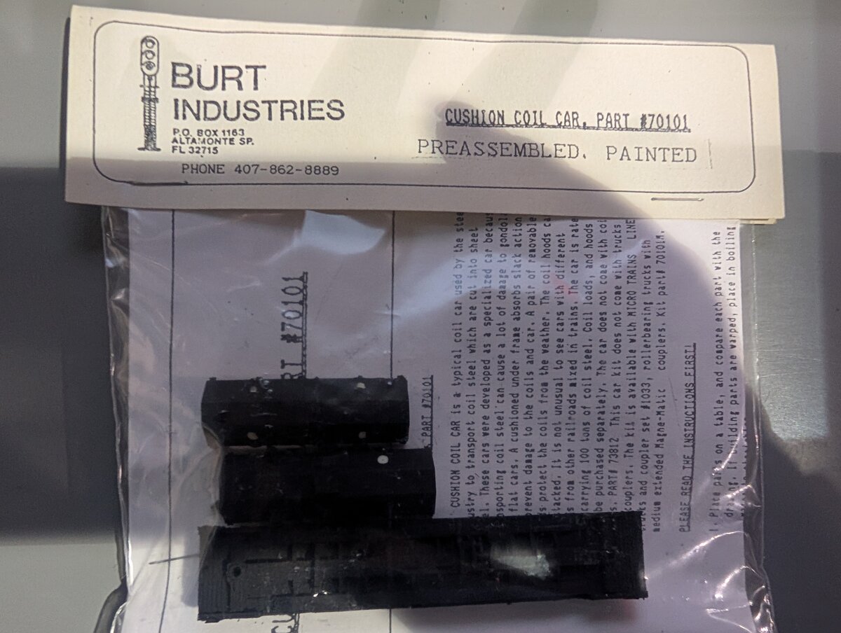 Burt Industries 70101 Preassembled, Painted Cushion Coil Car Set