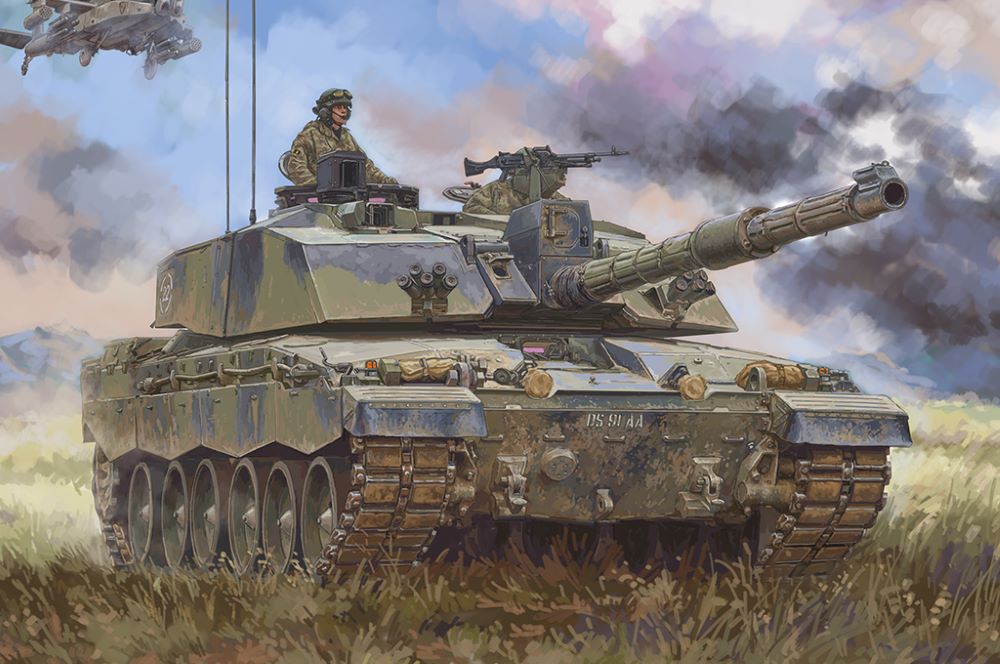 Hobby Boss 84852 1:48 British Challenger II Main Battle Tank Plastic Model Kit