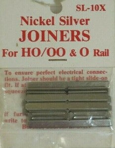 Peco SL-10X HO / OO Scale Streamline Nickel Silver Rail Joiners