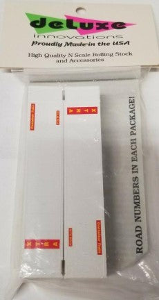 Deluxe Innovations C812 N Scale XTRA Container Train (Set of 2) Contai ...