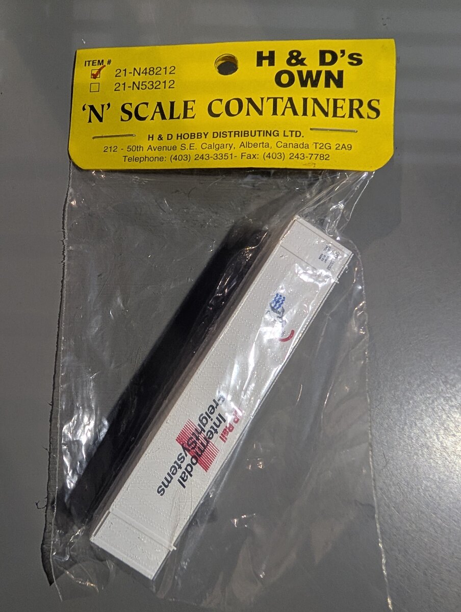 H & D Hobby Distributing 21-N48212 N Scale CP Rail Intermodal Freight Container