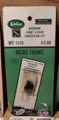 Kadee 1116 N Gauge Bachamann GP-40 Diesel Coupler Conversion Kit