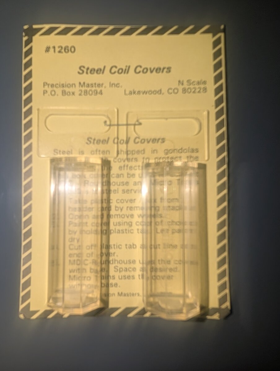 Precision Masters 1260 N Scale Steel Coil Covers (Set of 2)