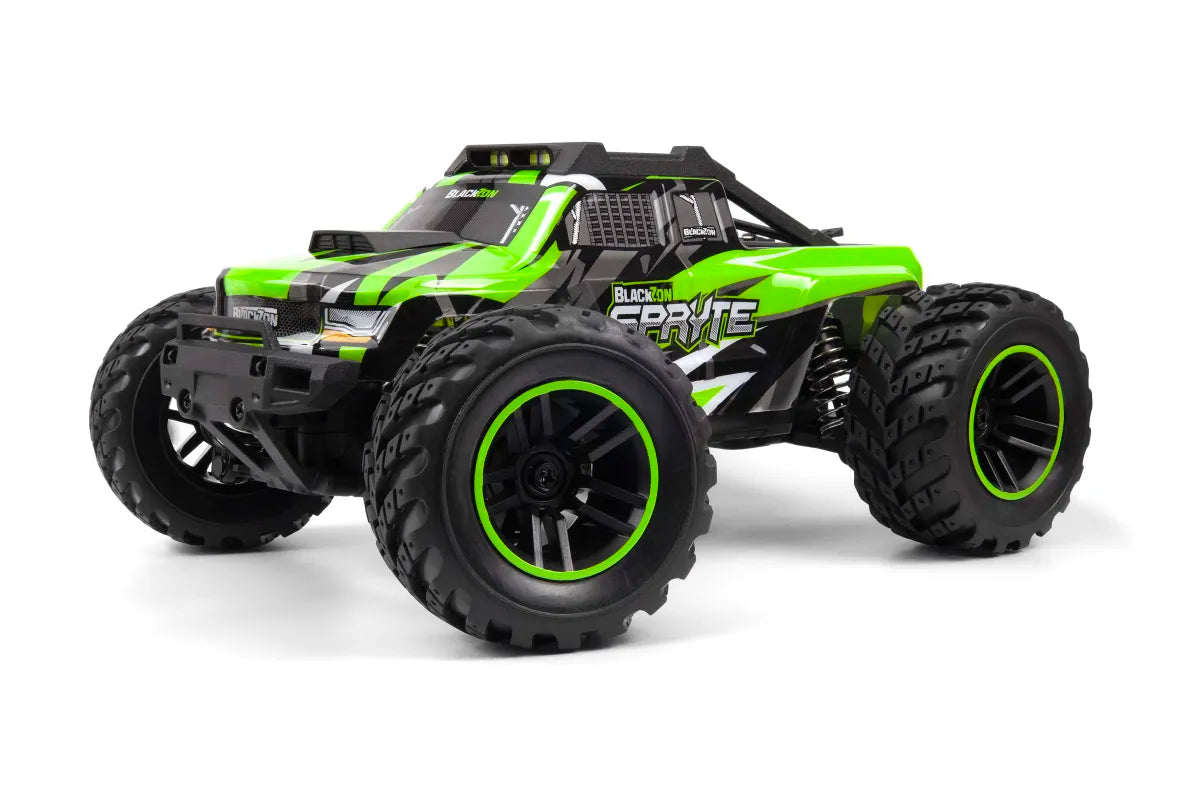BlackZon 540300 1:20 Green Spryte MT 4WD Electric Monster Truck Ready-To-Run