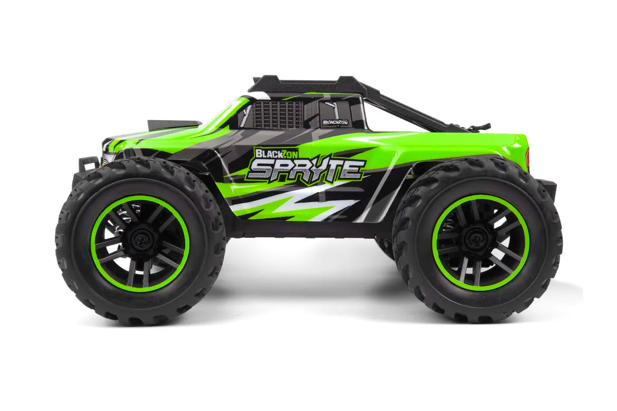 BlackZon 540300 1:20 Green Spryte MT 4WD Electric Monster Truck Ready-To-Run