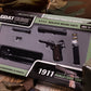 GoatGuns 1911-BLACK 1:2.5 Black 1911 Diecast Model Kit