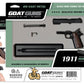 GoatGuns 1911-BLACK 1:2.5 Black 1911 Diecast Model Kit