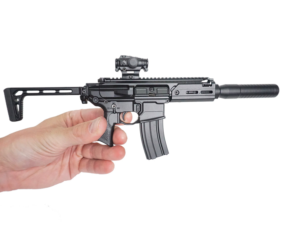 GoatGuns MCX-BLACK 1:3 Black SIG MCX Diecast Model Kit
