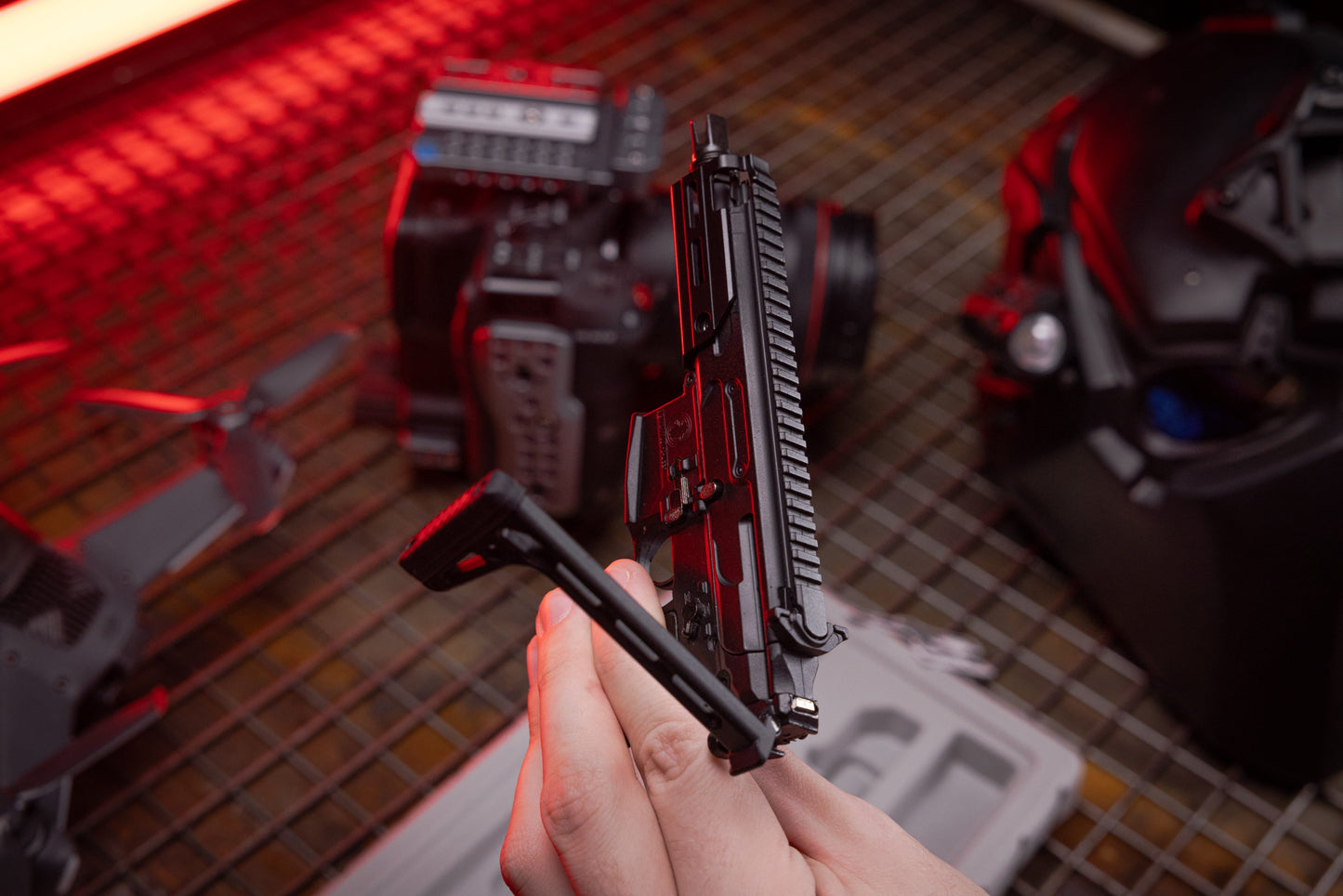 GoatGuns MCX-BLACK 1:3 Black SIG MCX Diecast Model Kit