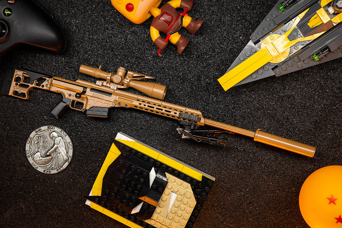 GoatGuns MK22-TAN 1:4 Tan MRAD Diecast Model Kit
