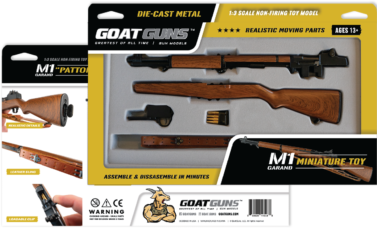 GoatGuns M1 1:3 M1 Garand Diecast Model Kit
