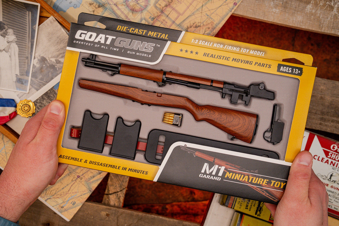 GoatGuns M1 1:3 M1 Garand Diecast Model Kit