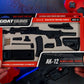 GoatGuns AK12-BLACK 1:3 Black AK12 Diecast Model Kit