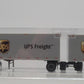 Trucks N' Stuff SP163 HO Scale UPS Freight Volvo Day Cab Single Axle Semi Truck