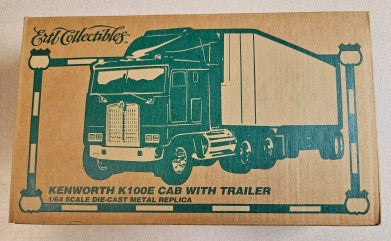 Ertl 25004 1:64 Diecast Hoffman Kenworth K100E Cab w/Trailer Set