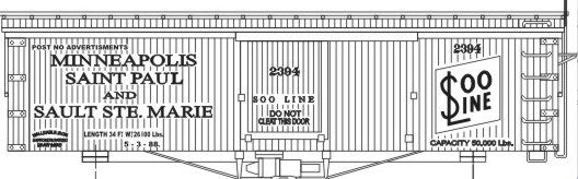 LaBelle O-301 O Scale SOO Line Box Car Model Kit