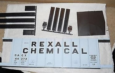 American Standard 5026 O Scale Rexall Chemical Airslide Hopper Car Model Kit