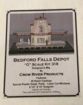 Crow River Products 318 O Scale Bedford Falls Depot Building Kit