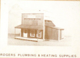 Gloor Craft 617 O Scale Rogers Plumbing & Heating Supply Building Kit