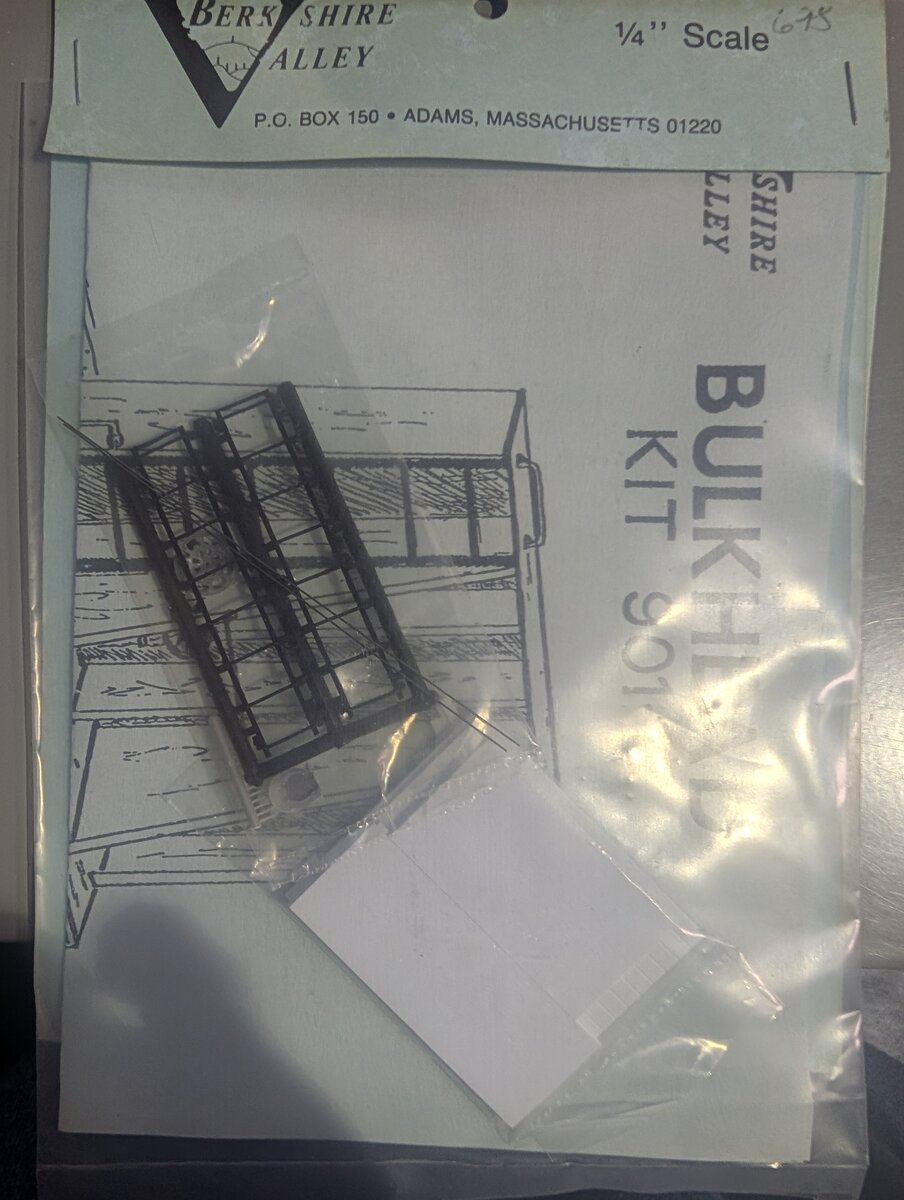Berkshire Valley 901-B O Scale Bulkhead Building Kit