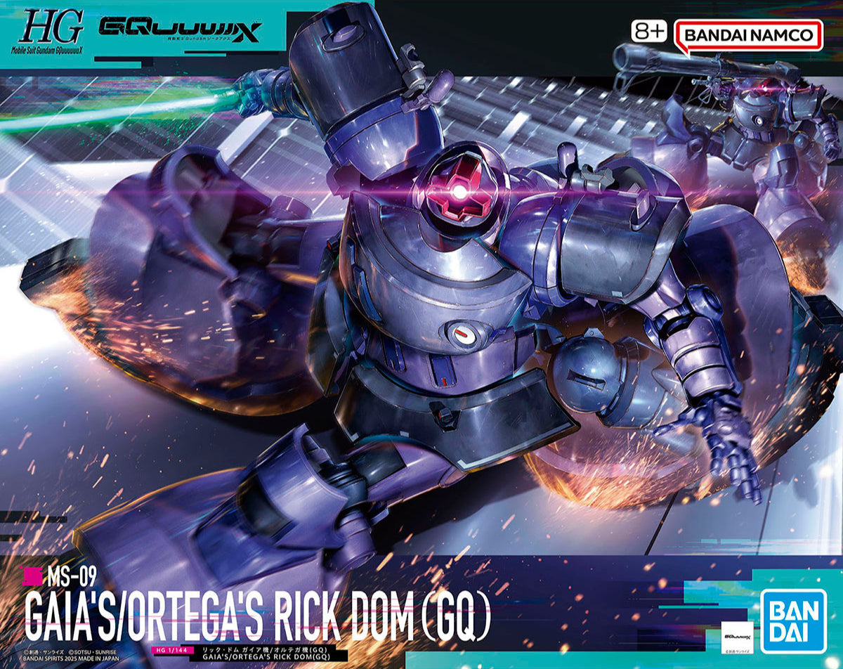 Bandai 2773826 1:144 HG GQuuuuuuX MS-09 Gaia's/Ortega's Rick Dom (GQ) Model Kit