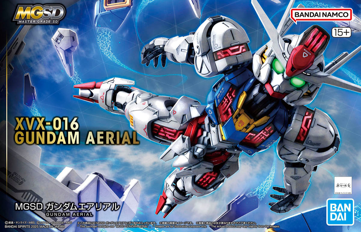 Bandai 2773803 MGSD XVX-016 Gundam Aerial Plastic Model Kit
