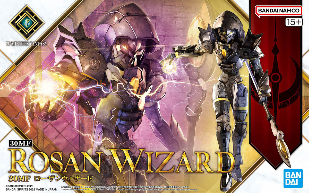Bandai 2745398 30 Minutes Fantasy Rosan Wizard Plastic Model Kit