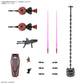 Bandai 2762125 1:144 HG GQuuuuuuX gMS-Alpha Red Gundam Plastic Model Kit