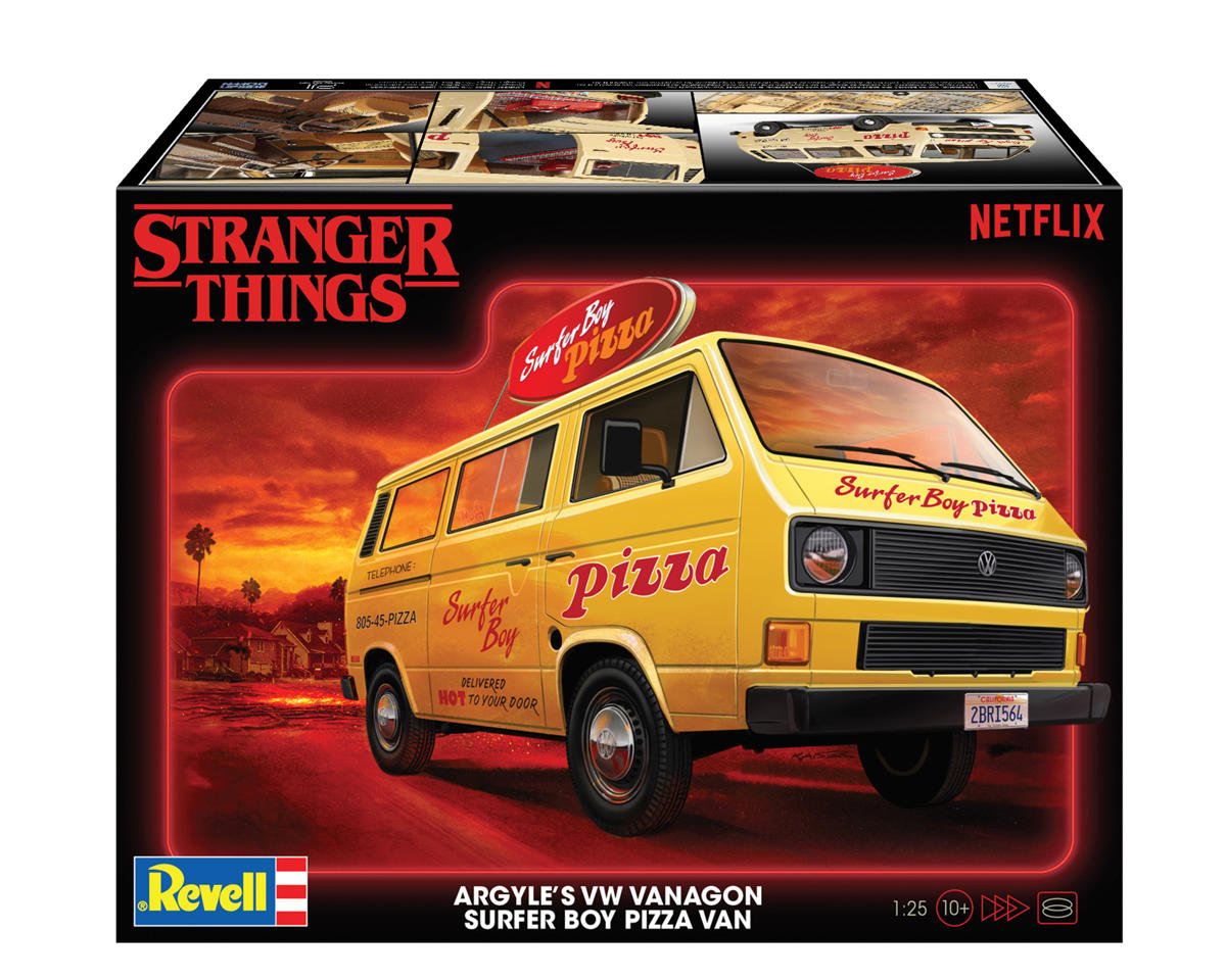 Revell 14559 1:25 Stranger Things VW T3 Pizza Van Plastic Model Kit