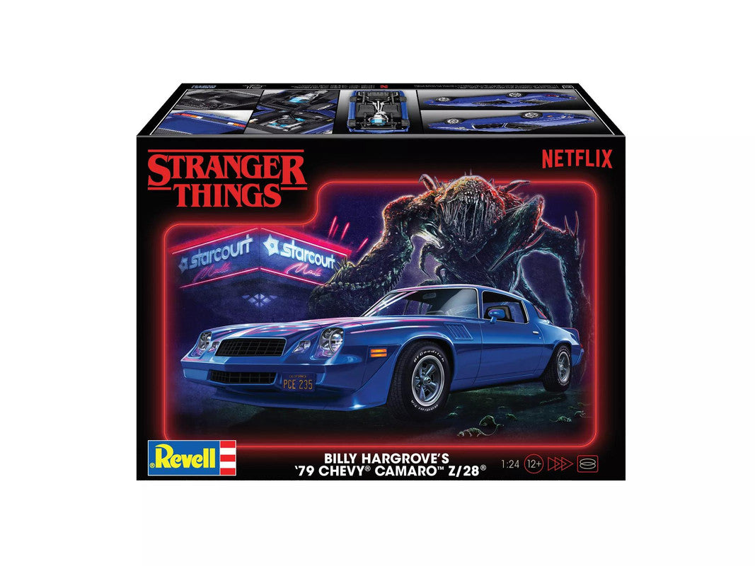 Revell 14560 1:24 Stranger Things Billy Hargrove’s ’79 Chevy Camaro Z/28 Kit