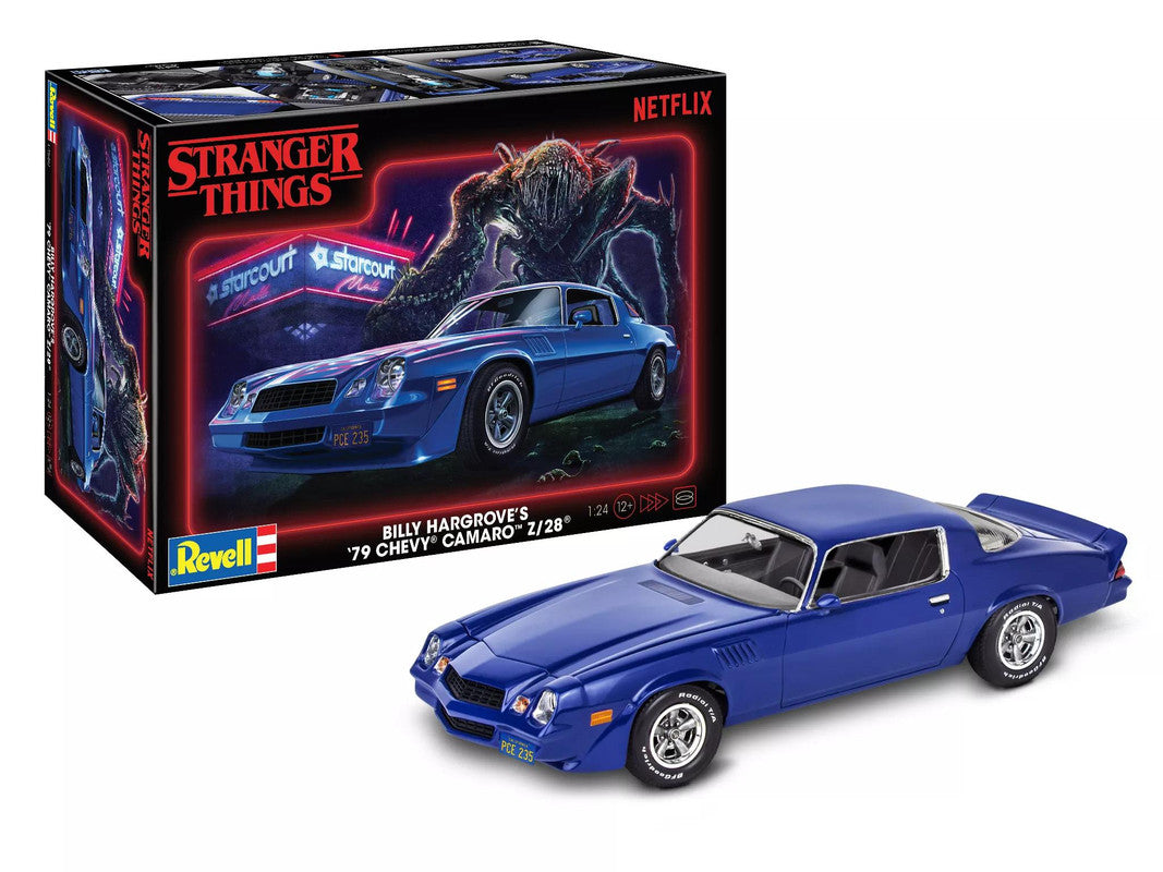 Revell 14560 1:24 Stranger Things Billy Hargrove’s ’79 Chevy Camaro Z/28 Kit
