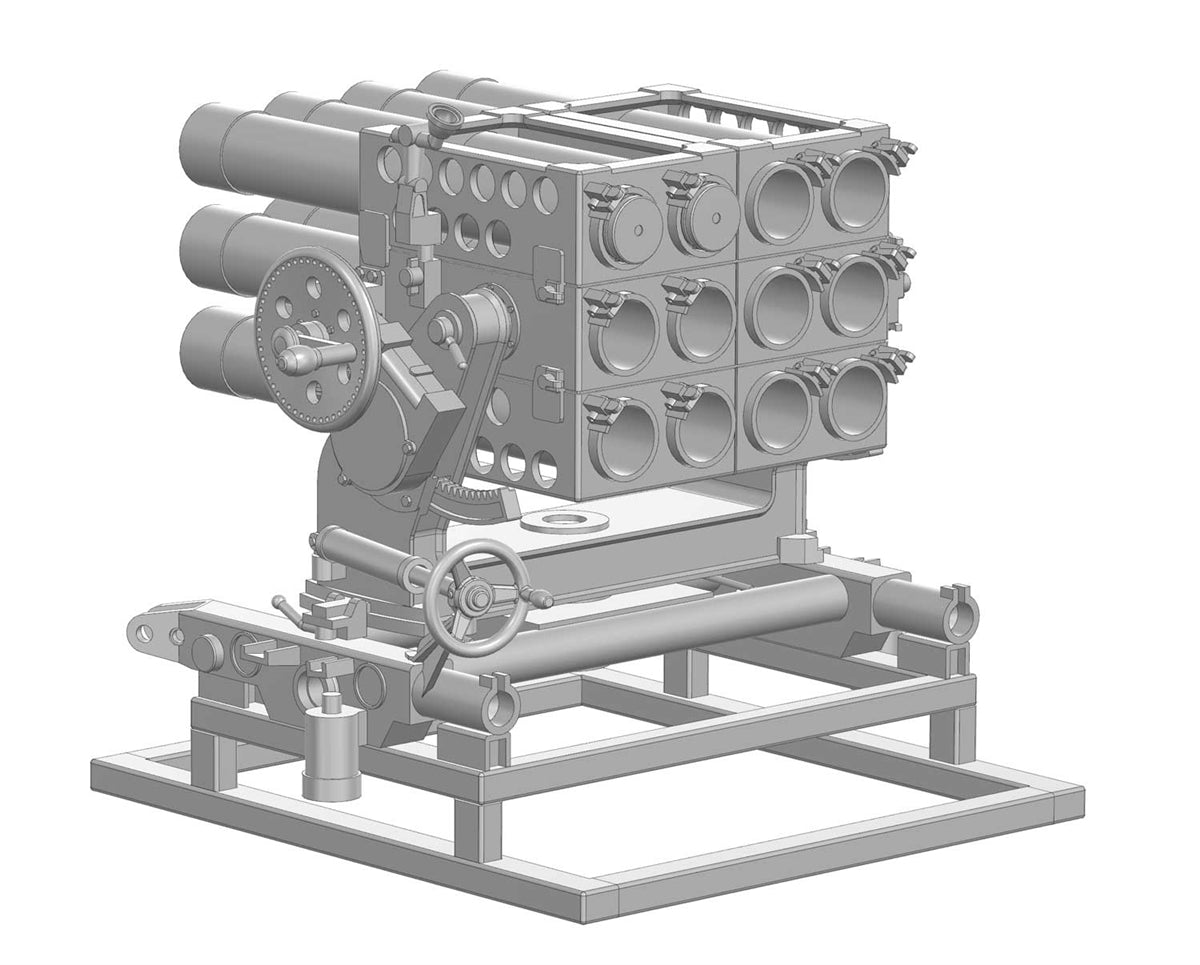 Academy 15824 1:24 Type 63 Rocket Launcher Plastic Model Kit